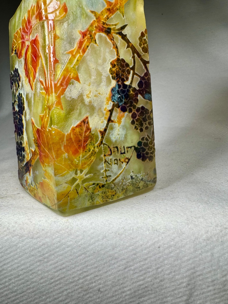 Vase Daum Nancy « Mûres »-photo-3