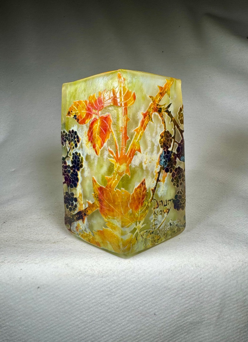 Vase Daum Nancy « Mûres »