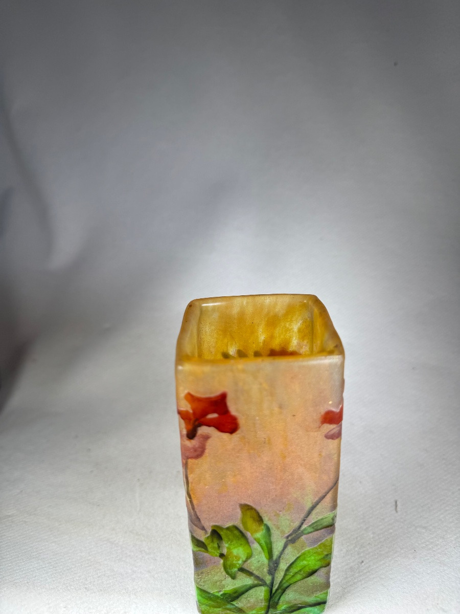 Vase Daum Nancy « Géraniums »-photo-4