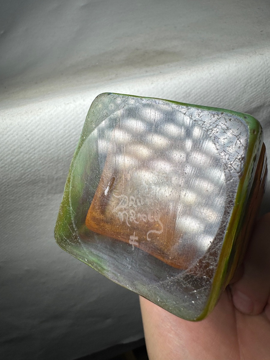 Vase Daum Nancy « Géraniums »-photo-5