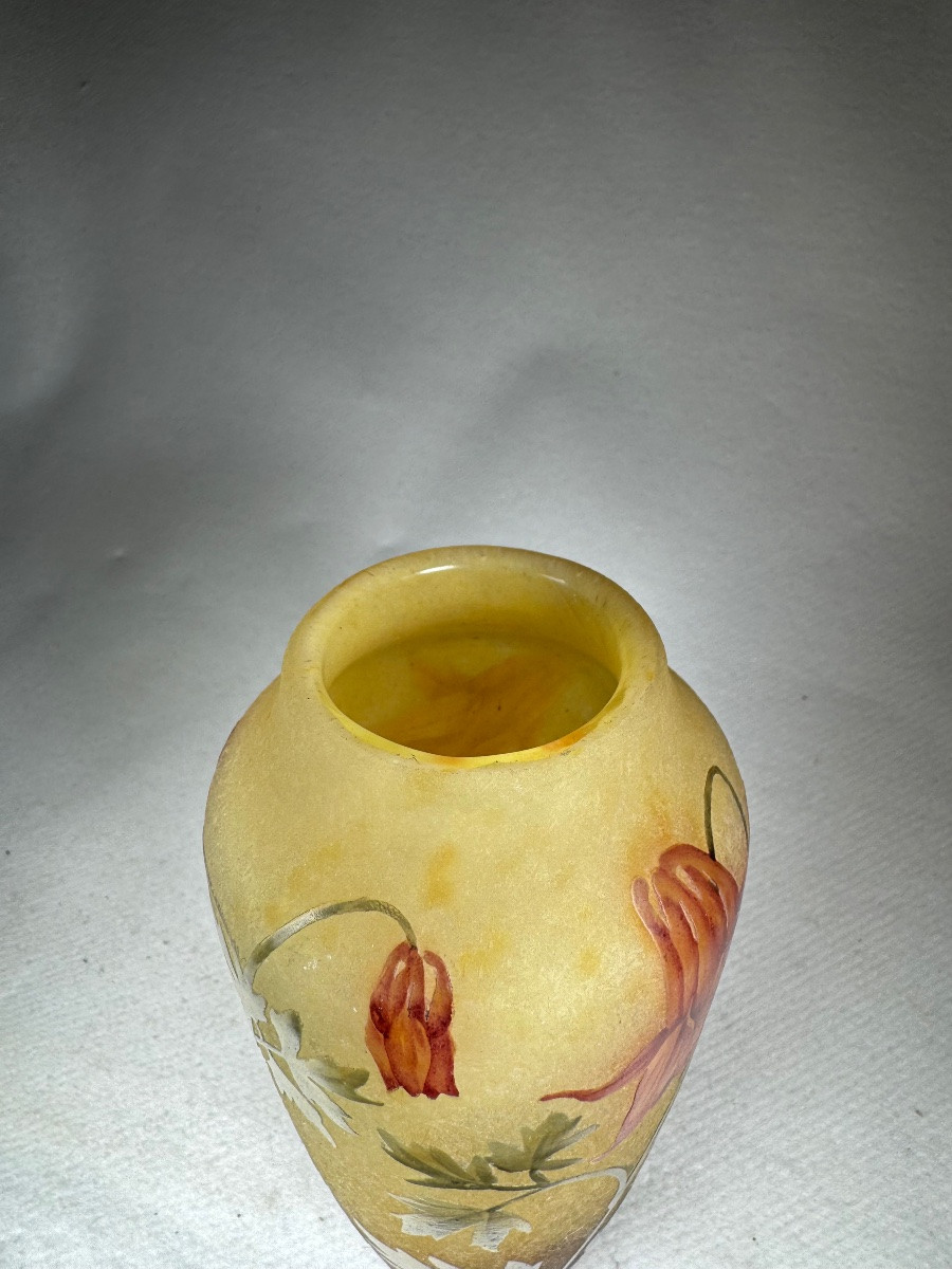 Daum Nancy Vase “columbines”-photo-5