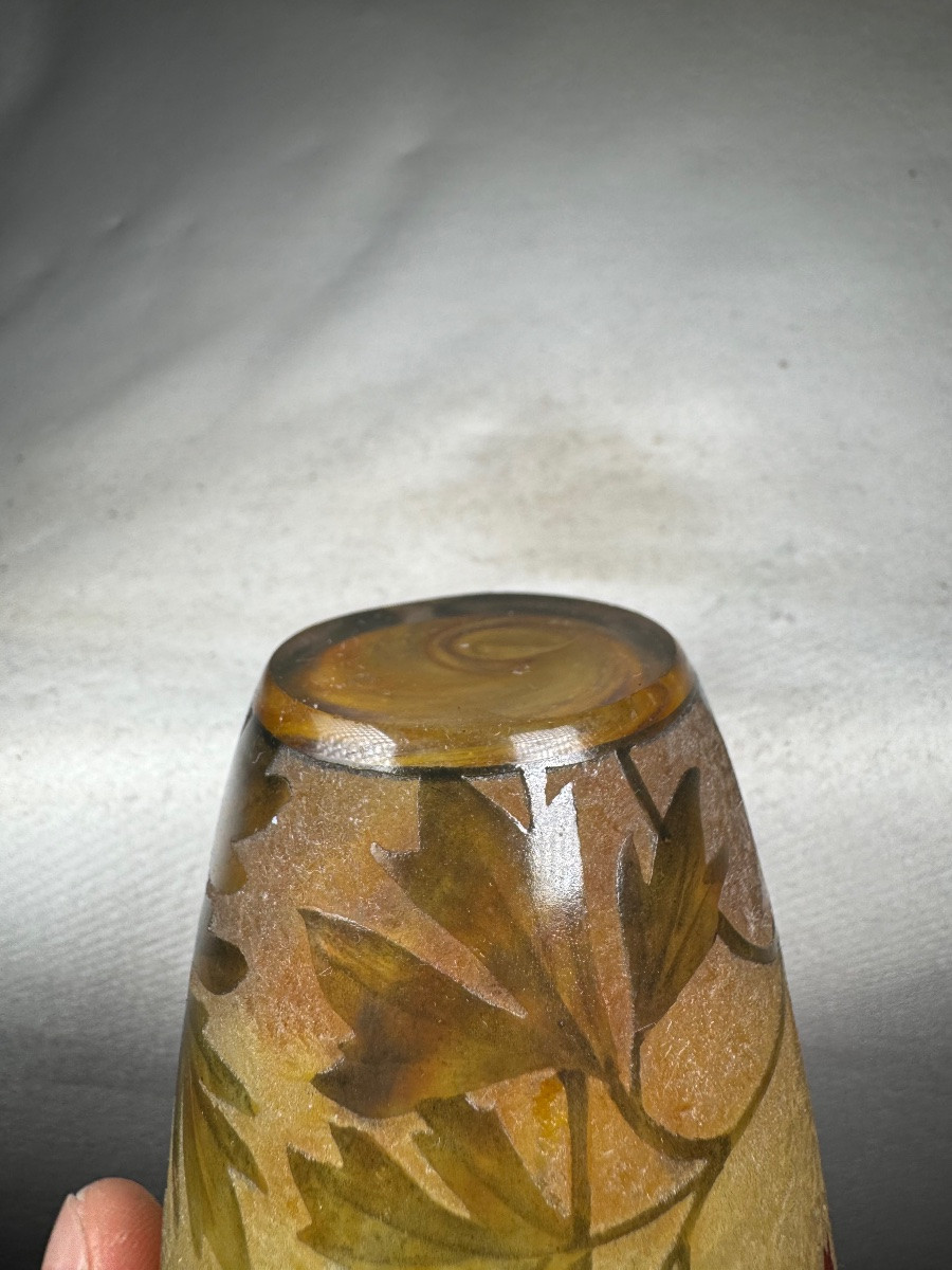 Daum Nancy Vase “columbines”-photo-6