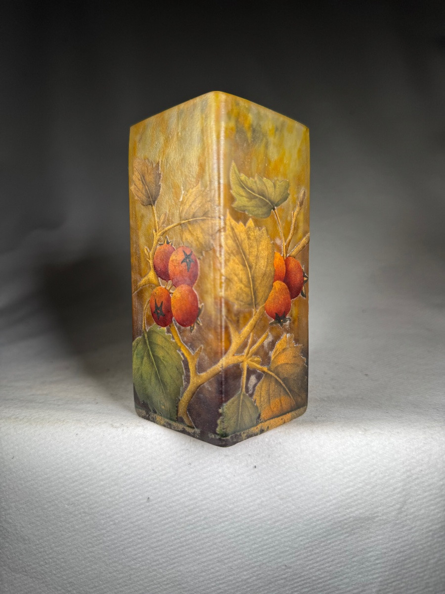 Vase Daum Nancy « Baies »-photo-1