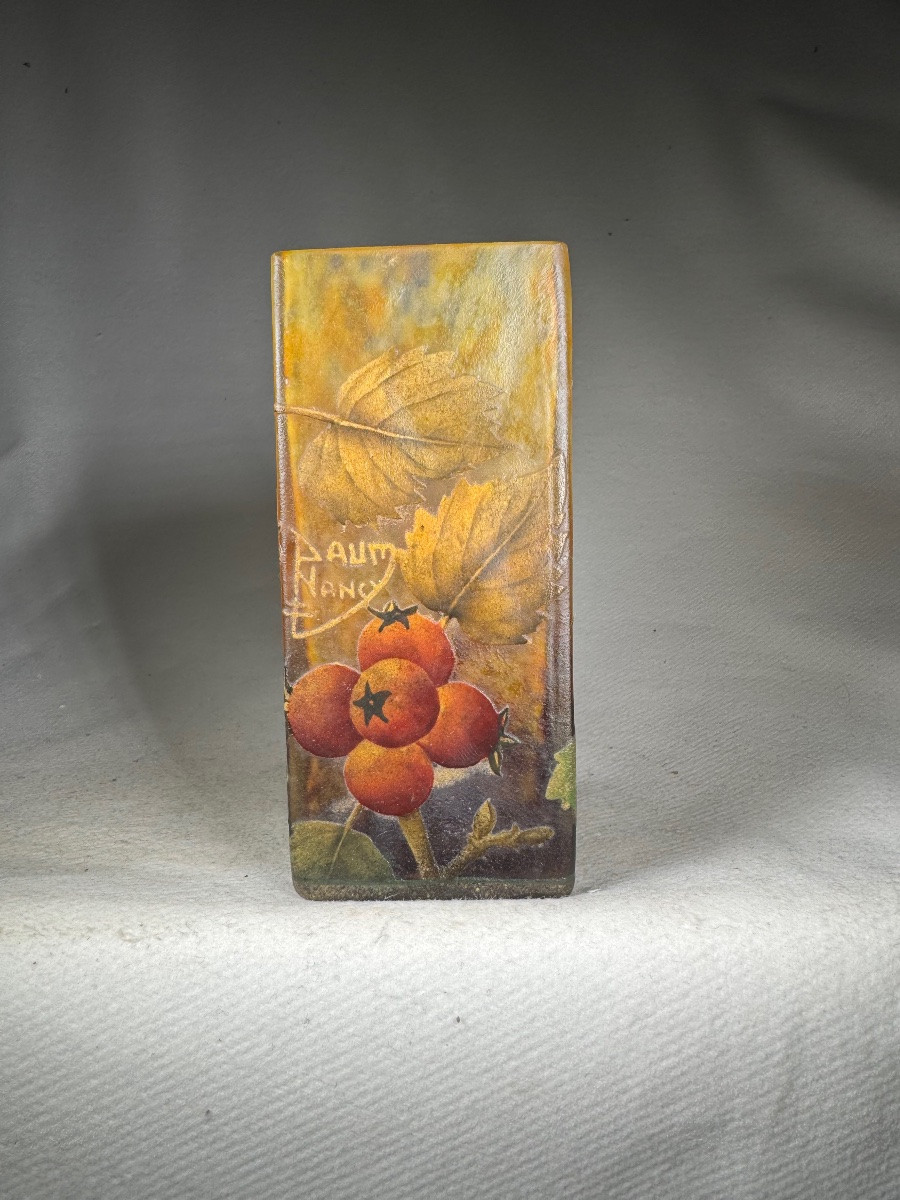 Vase Daum Nancy « Baies »-photo-2