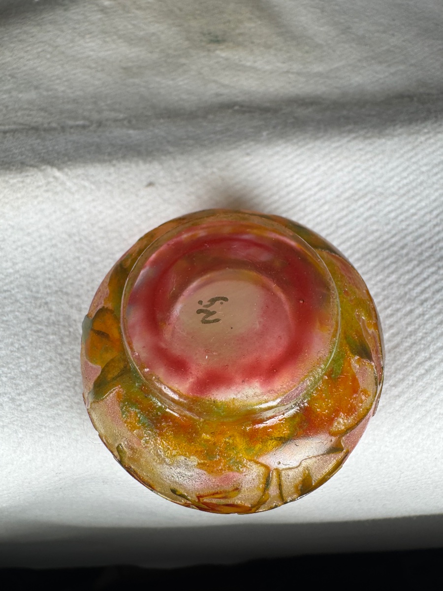 Vase Daum Nancy « Cœur de Marie »-photo-1