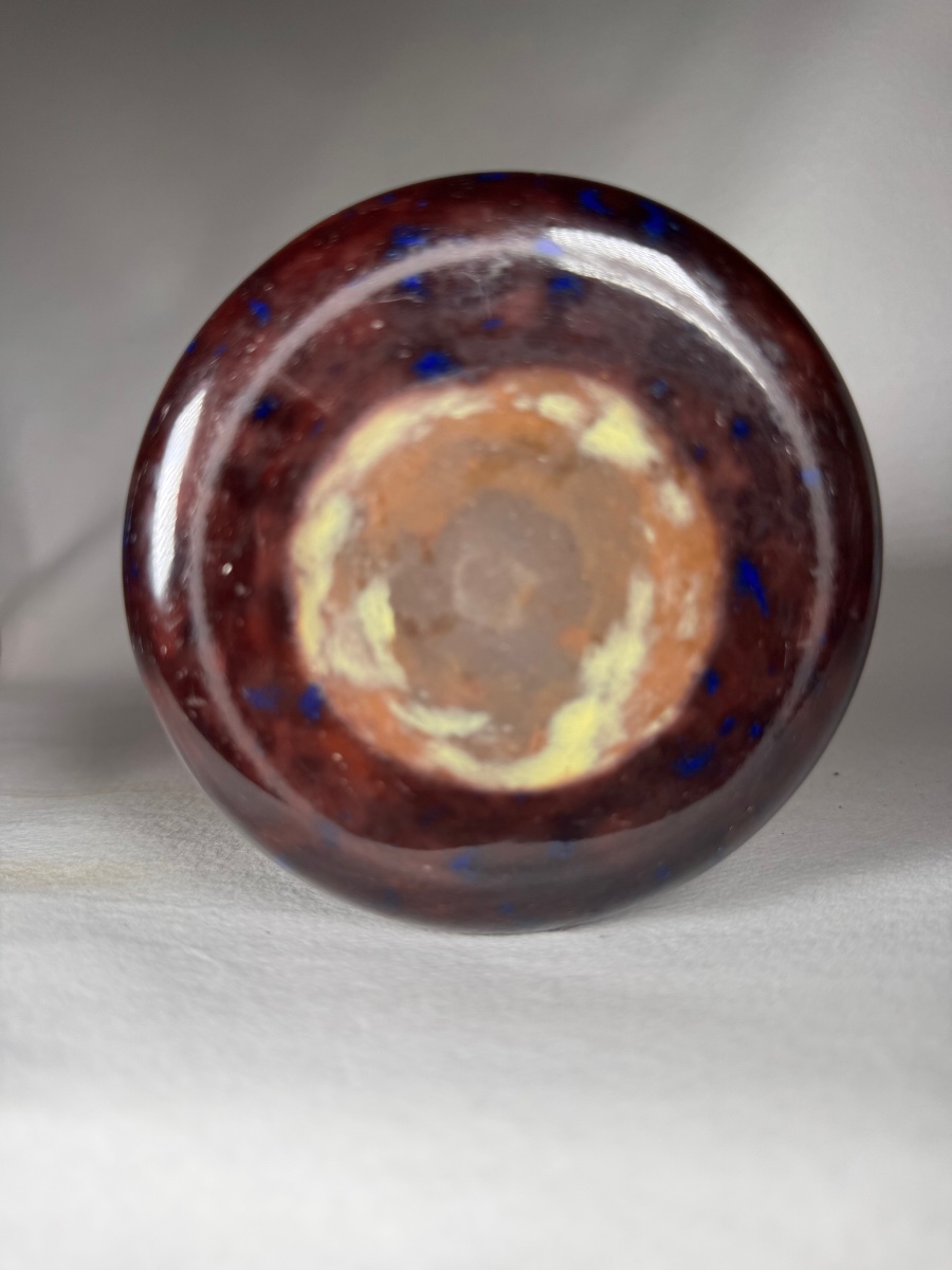Schneider, Charder Vase - French Glass “cocotier” Art Deco-photo-2