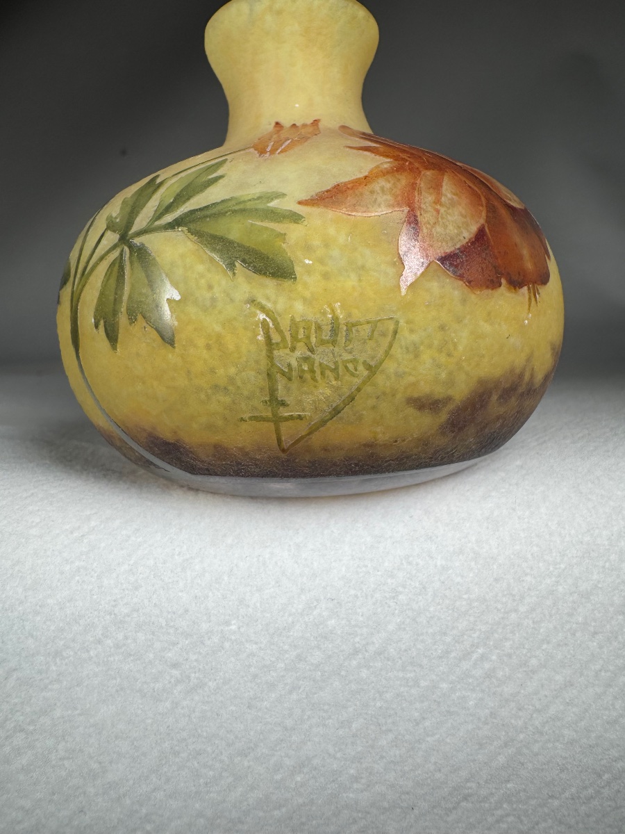 Vase Daum Nancy « Ancolies » -photo-3