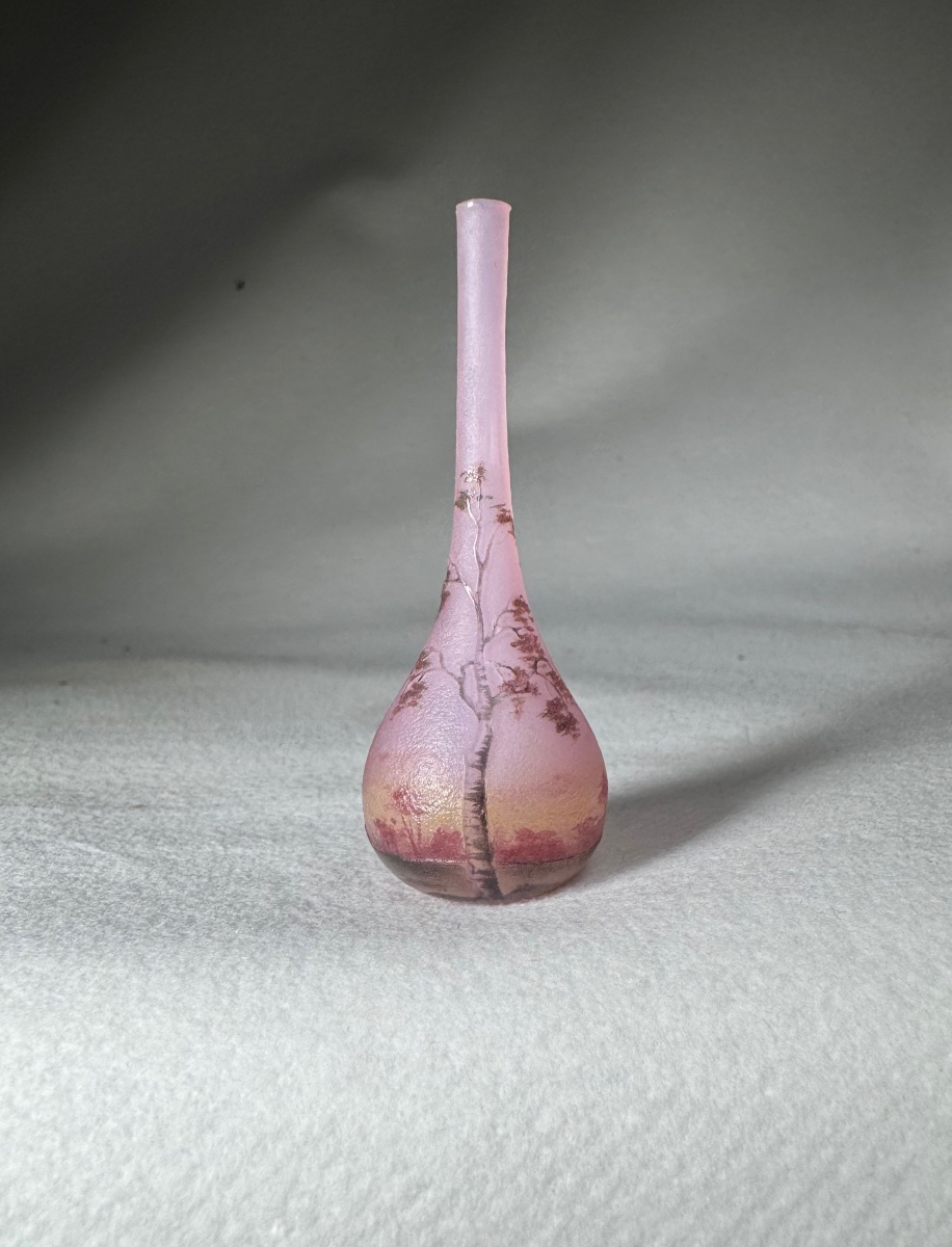 Daum Nancy "sologne" Miniature Vase
