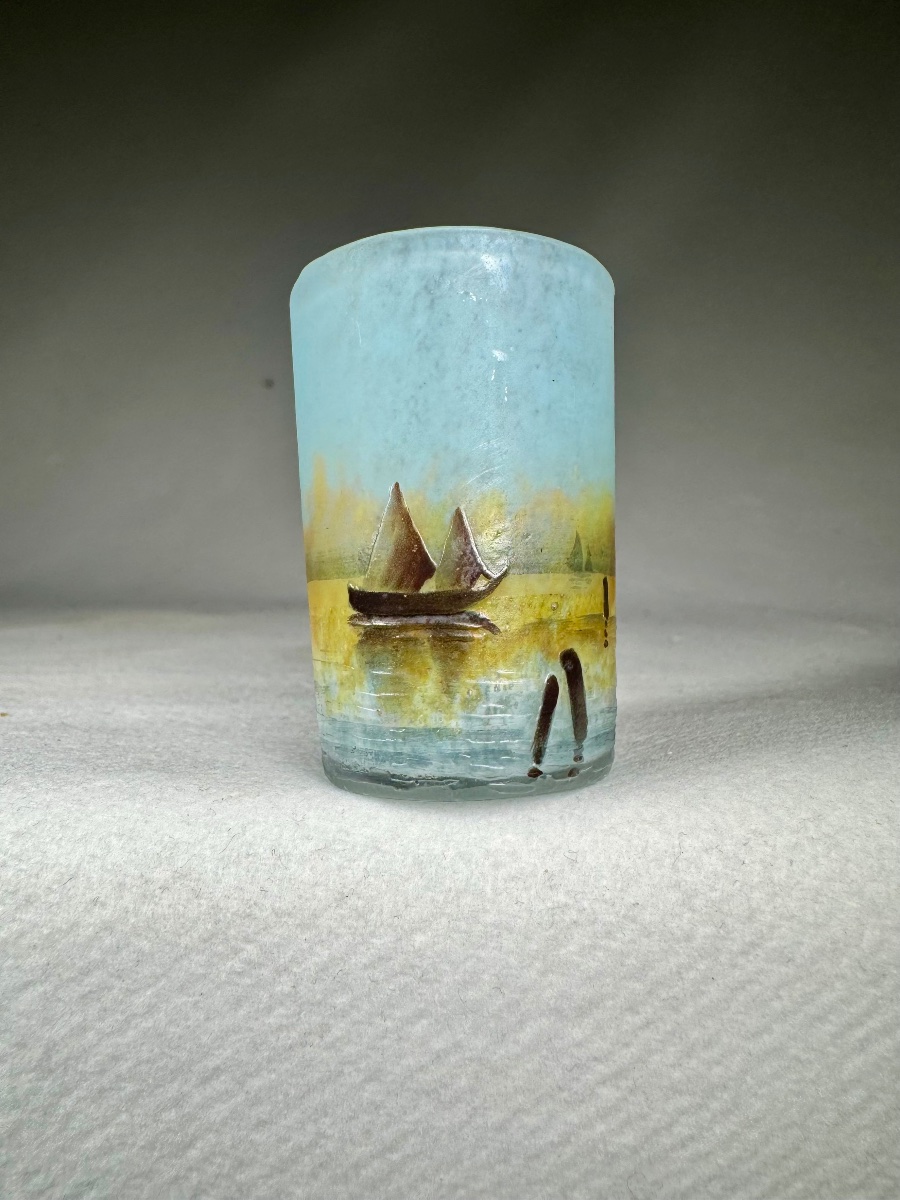 Vase Daum Nancy Miniature « Venise »-photo-2