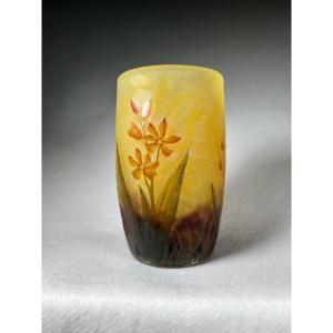 Vase Gobelet Daum Nancy, Art Nouveau 