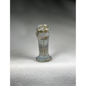 Daum Nancy Miniature Vase Landscape “summer”