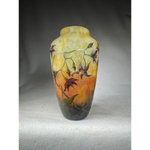 Vase Daum Nancy « Solanées »