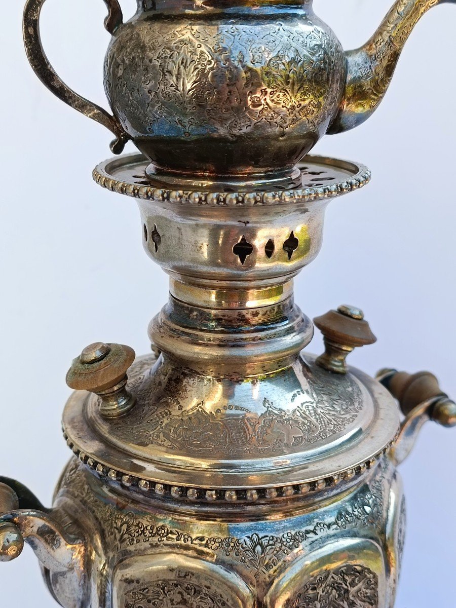 Raquette Miniature De Collection PELTRO - Métal Argenté 22 Cm - Fabriquée En Italie