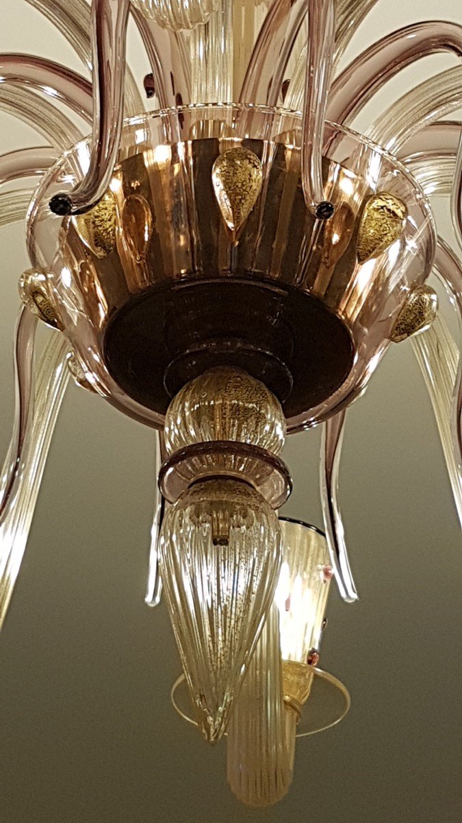 Lustre Murano Caigo Par Olivier Gagnère Pour Véronese Paris-photo-3