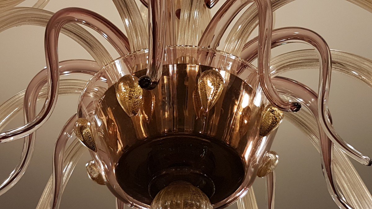 Lustre Murano Caigo Par Olivier Gagnère Pour Véronese Paris-photo-2