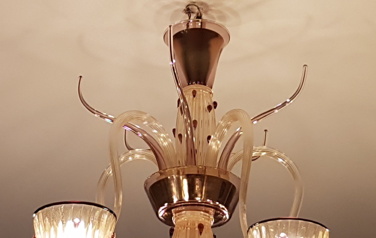 Lustre Murano Caigo Par Olivier Gagnère Pour Véronese Paris-photo-4