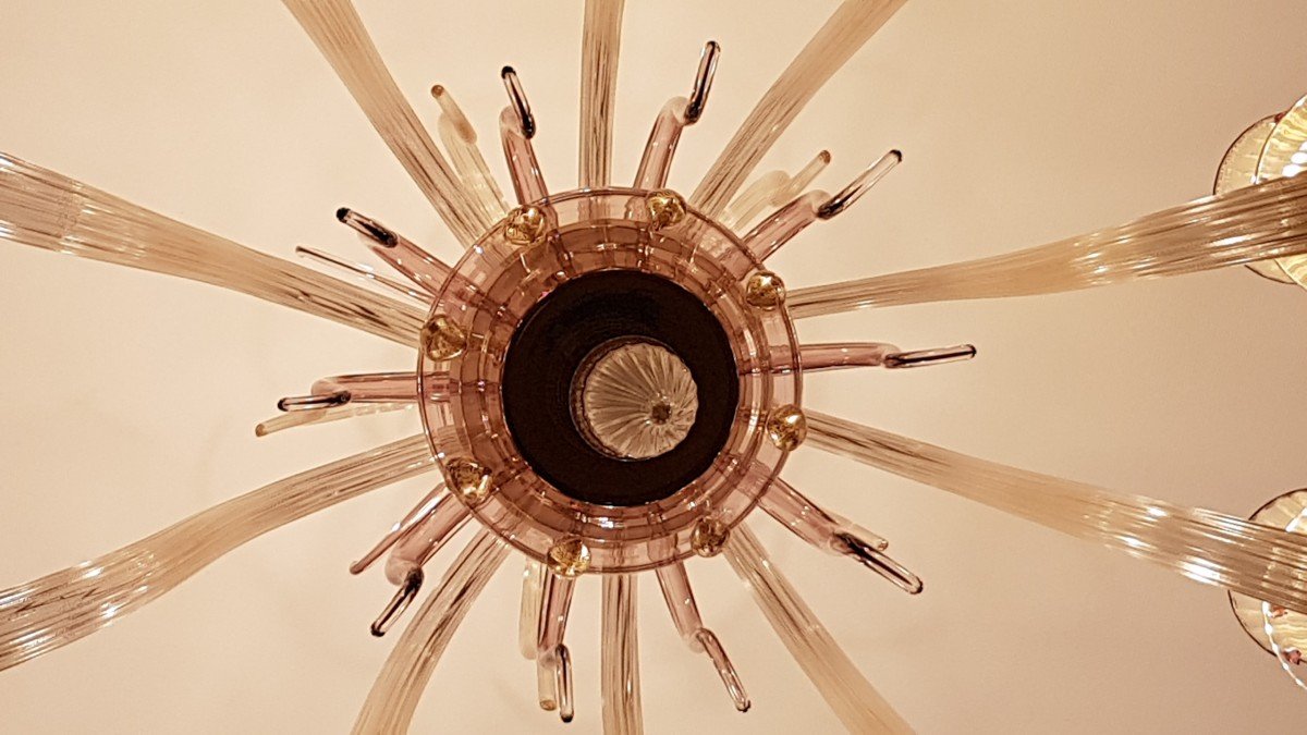Lustre Murano Caigo Par Olivier Gagnère Pour Véronese Paris-photo-5
