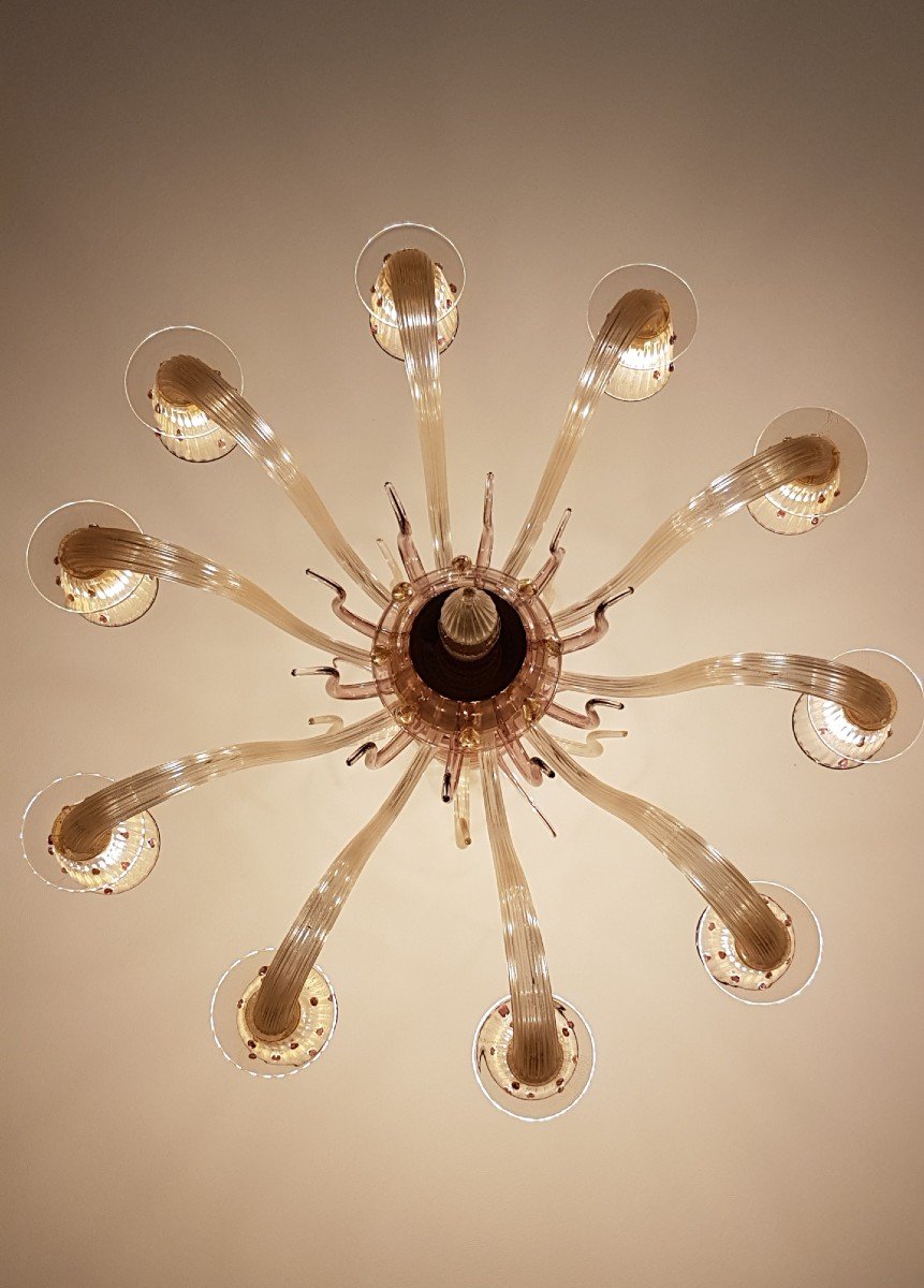 Lustre Murano Caigo Par Olivier Gagnère Pour Véronese Paris-photo-7