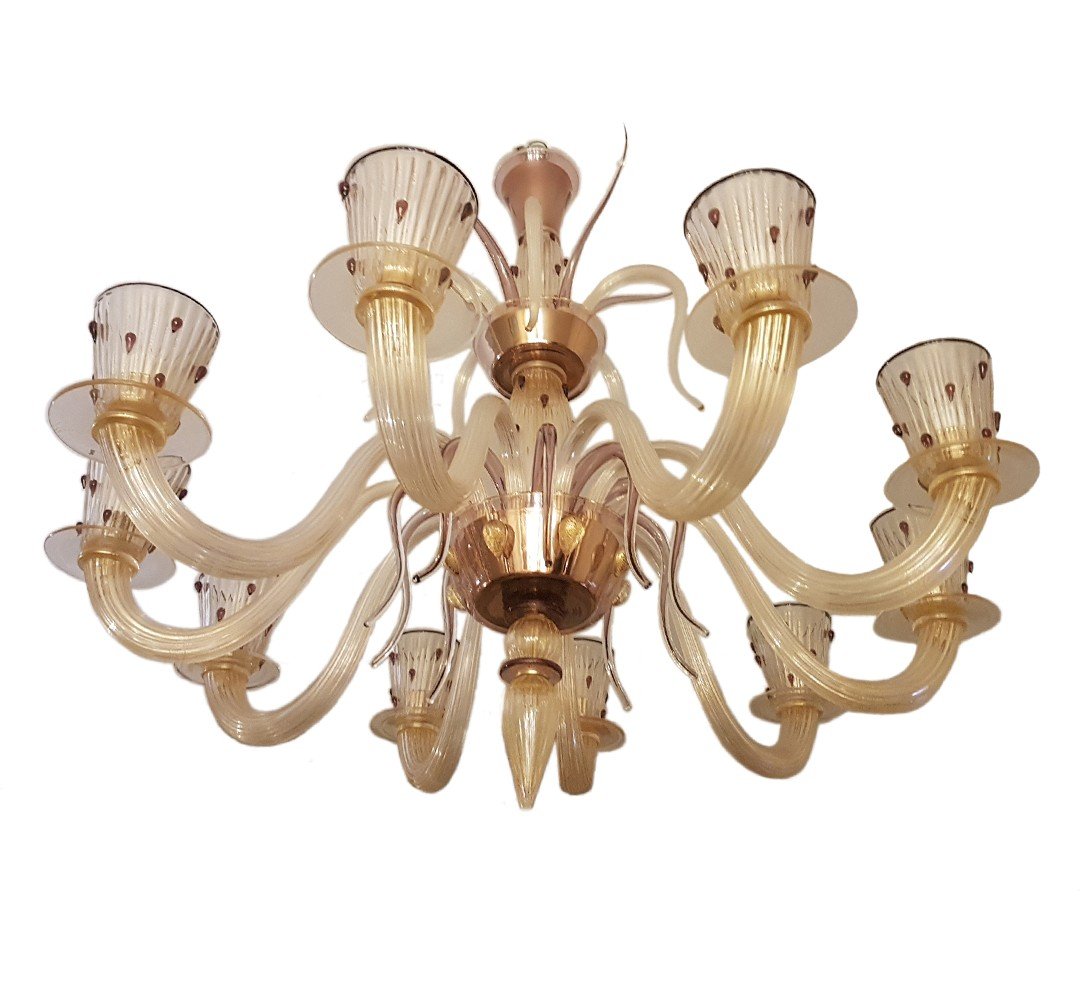 Lustre Murano Caigo Par Olivier Gagnère Pour Véronese Paris