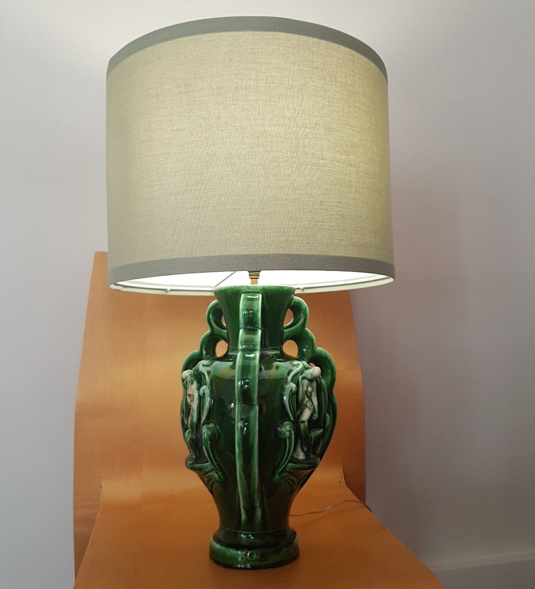 Vallauris Lamp With Nymphs-photo-3