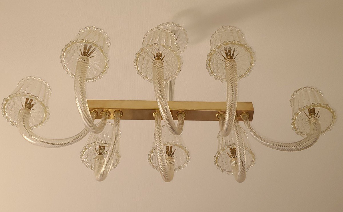 Lustre Barovier Murano 1950-photo-4
