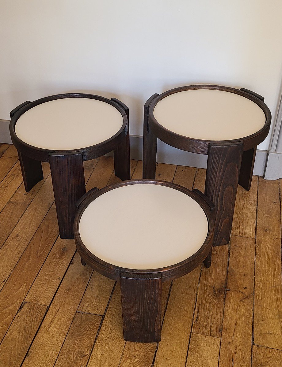 Tables Gigognes Par Gianfranco Frattini Pour Cassina
