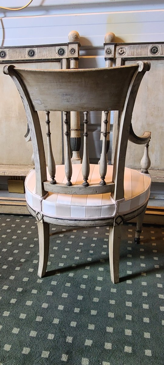 FAUTEUIL ET LIT D EPOQUE DIRECTOIRE-photo-4