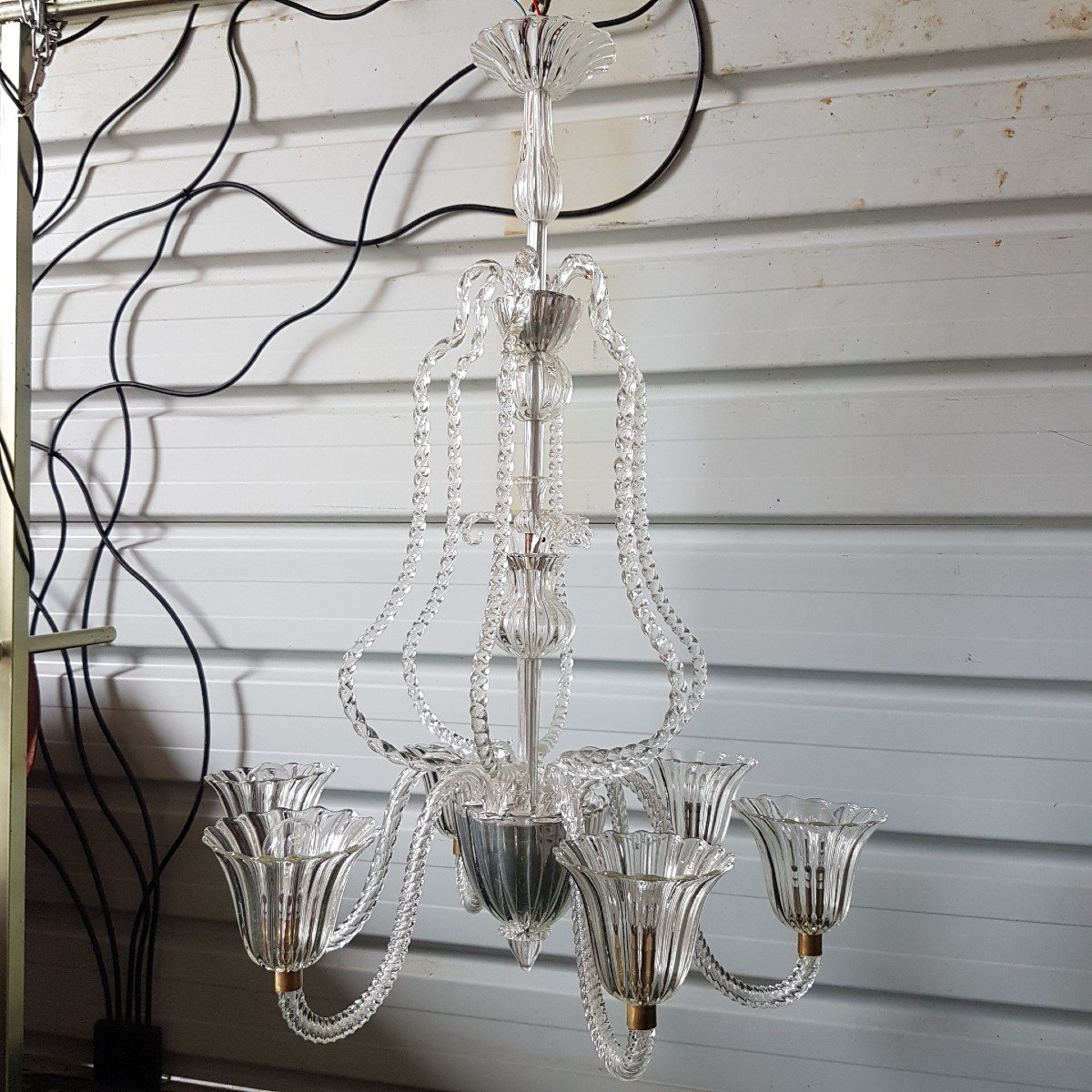 Fountain Murano Chandelier 1950-photo-2