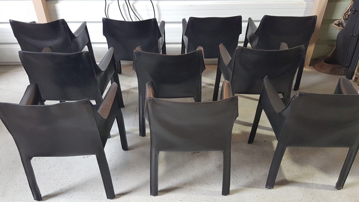 Fauteuils Cab 413 Cassina by Mario Bellini-photo-3