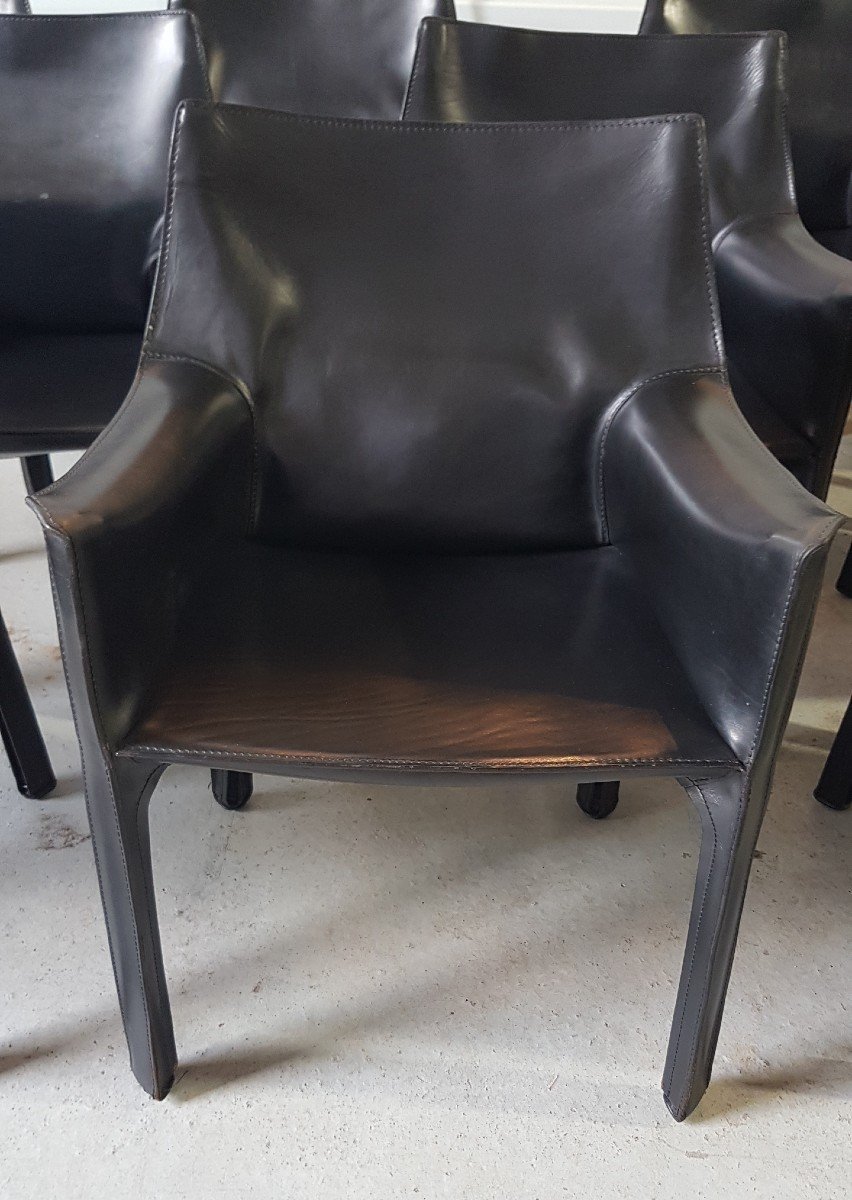 Fauteuils Cab 413 Cassina by Mario Bellini-photo-1