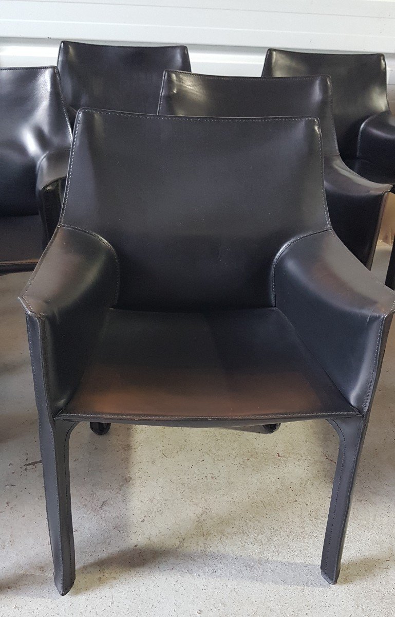 Fauteuils Cab 413 Cassina by Mario Bellini-photo-2