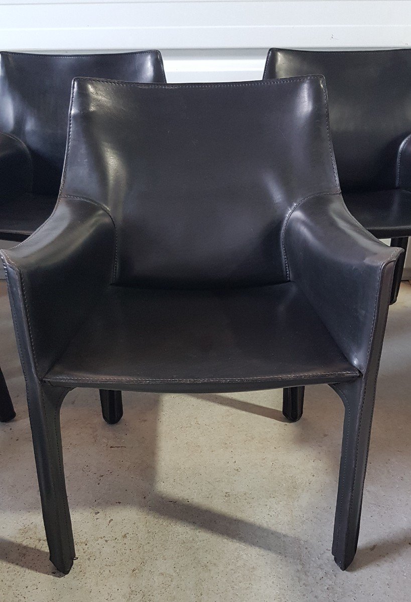 Fauteuils Cab 413 Cassina by Mario Bellini-photo-3