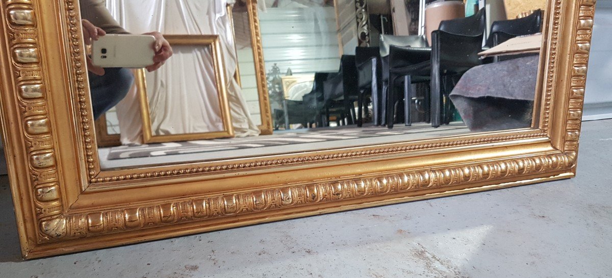 Napoleon III Golden Mirror 162 Cm X 0.90 Cm-photo-4