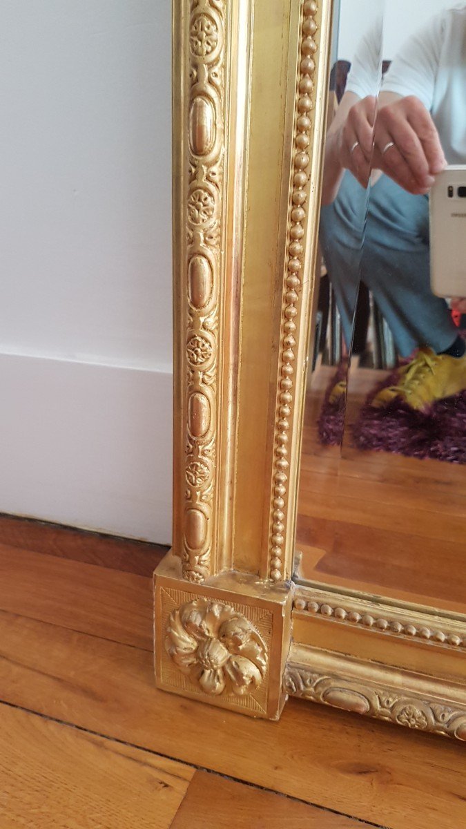 Golden Mirror Louis XVI Style 175x93-photo-3