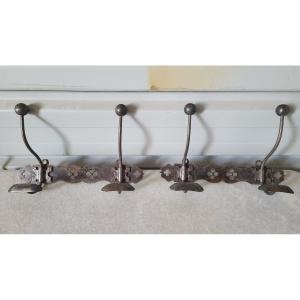 Art Nouveau Steel Coat Rack