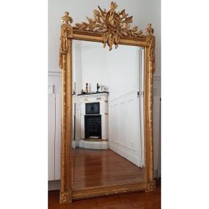 Miroir Doré Style Louis XVI 175X93