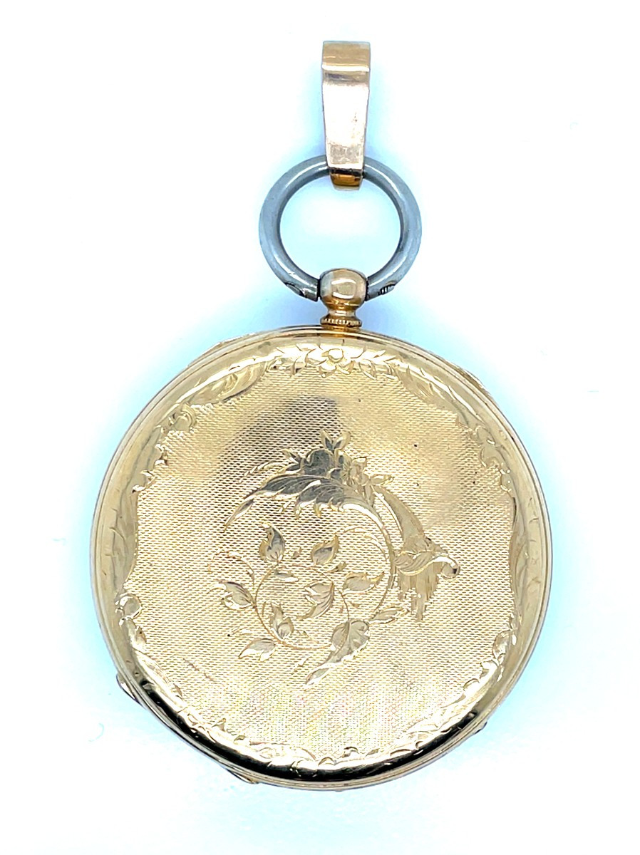 Montre De Gousset Or Jaune-photo-3