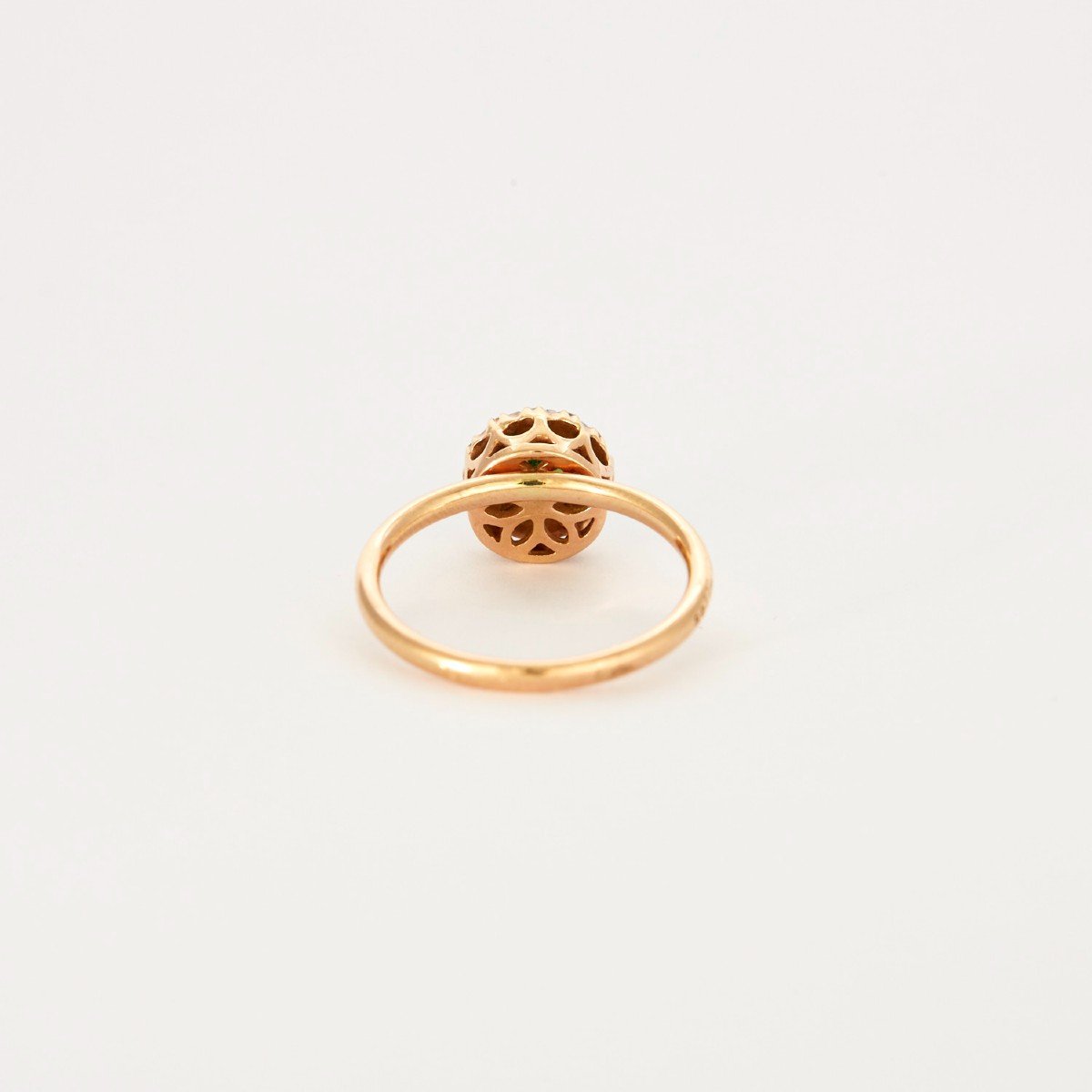 Bague Selim Mouzannar Or Rose Grenat Tsavorite Diamants-photo-1