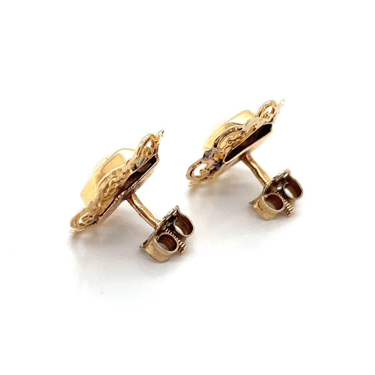 Napoleon III Rose Gold Earrings-photo-3