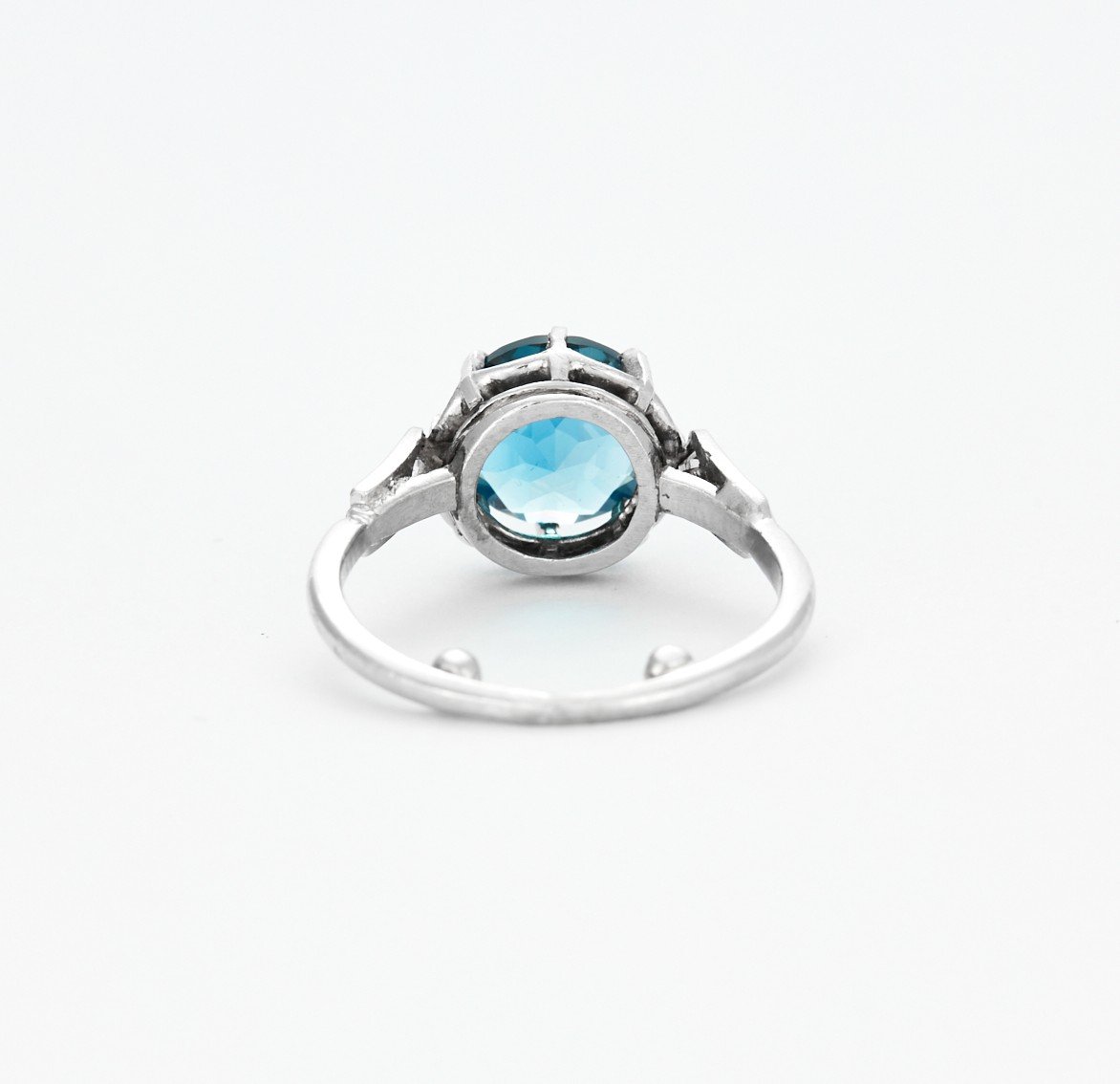 Bague Or Blanc Topaze Blue London-photo-1