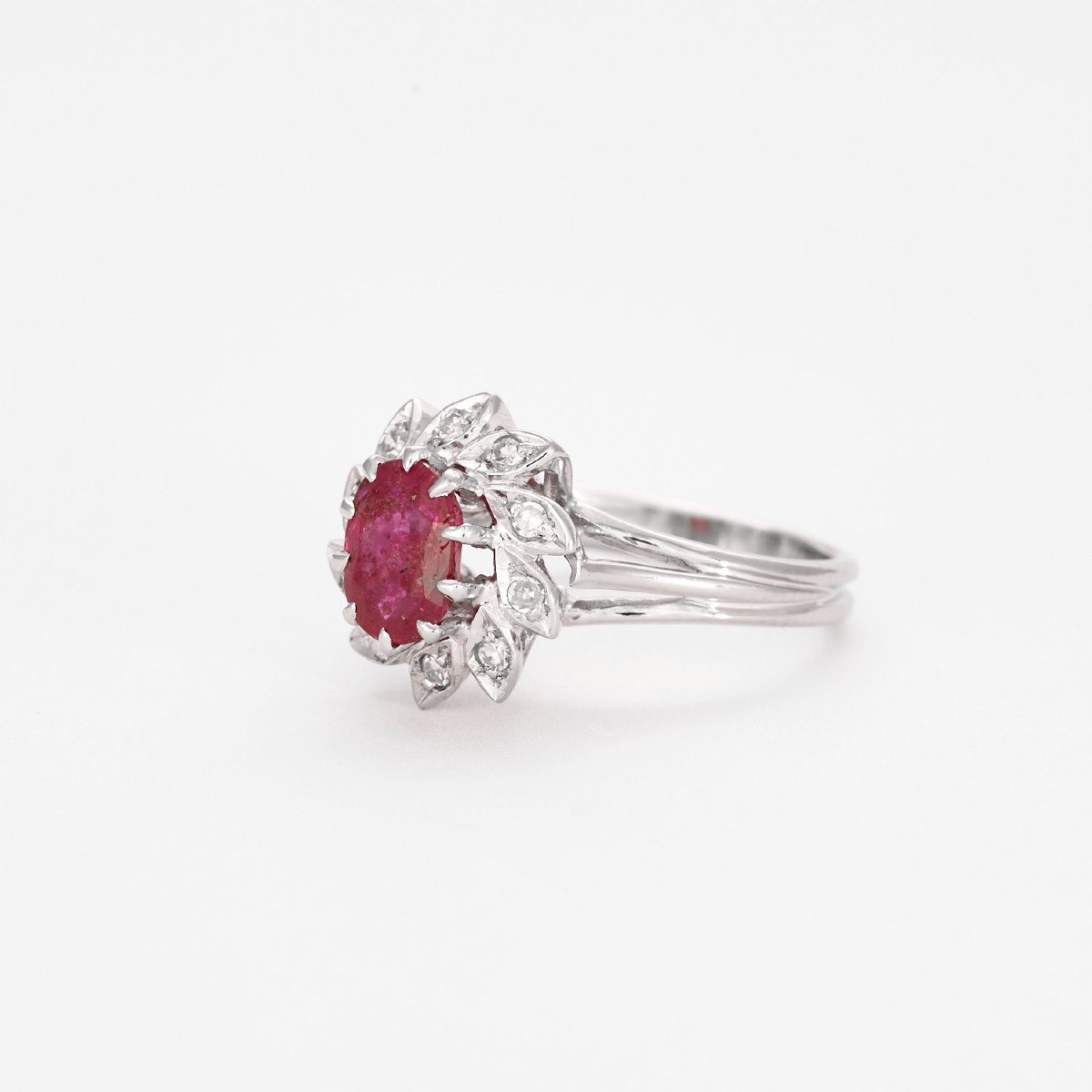 Marguerite Ruby Diamond Ring-photo-2