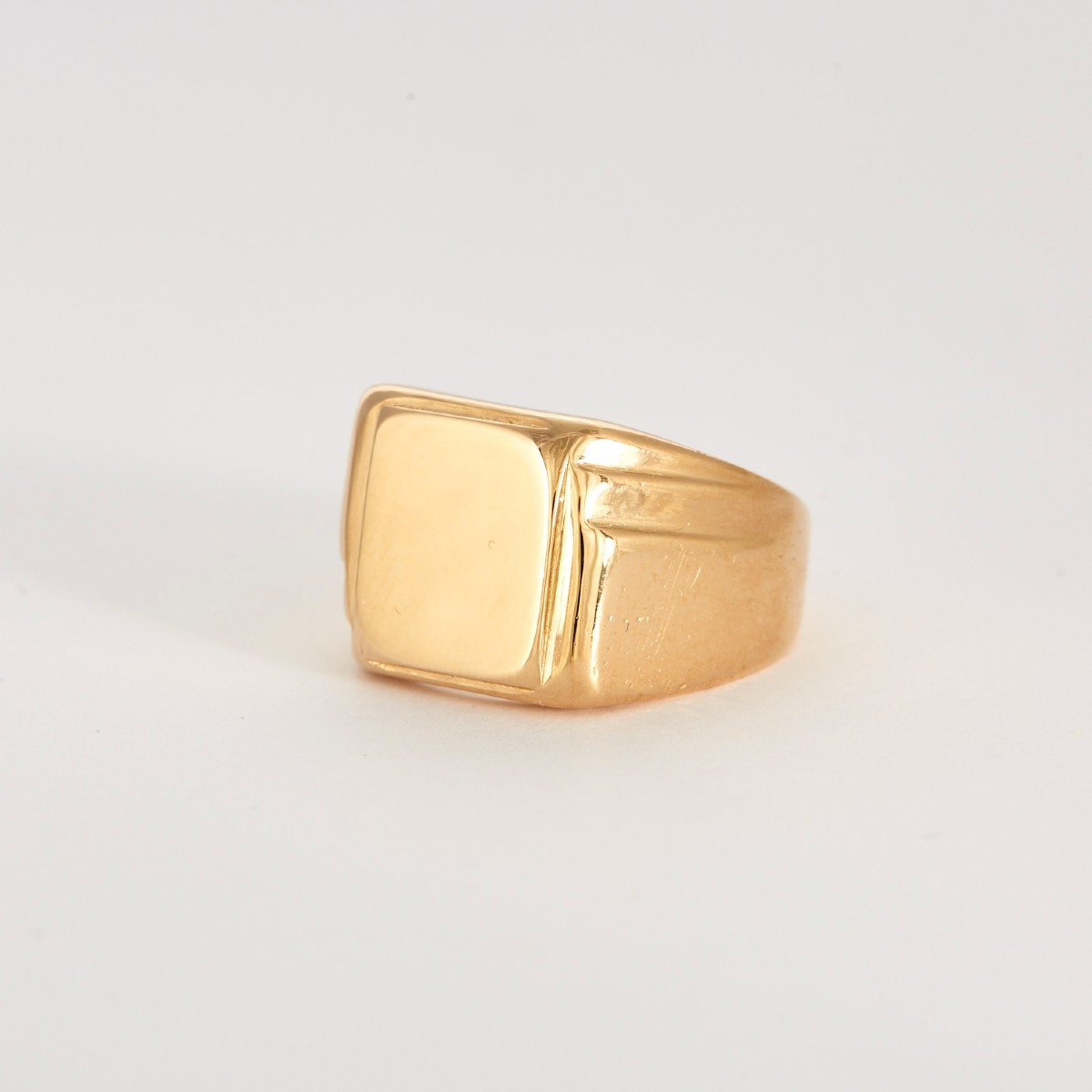 Solid Gold Signet Ring-photo-2