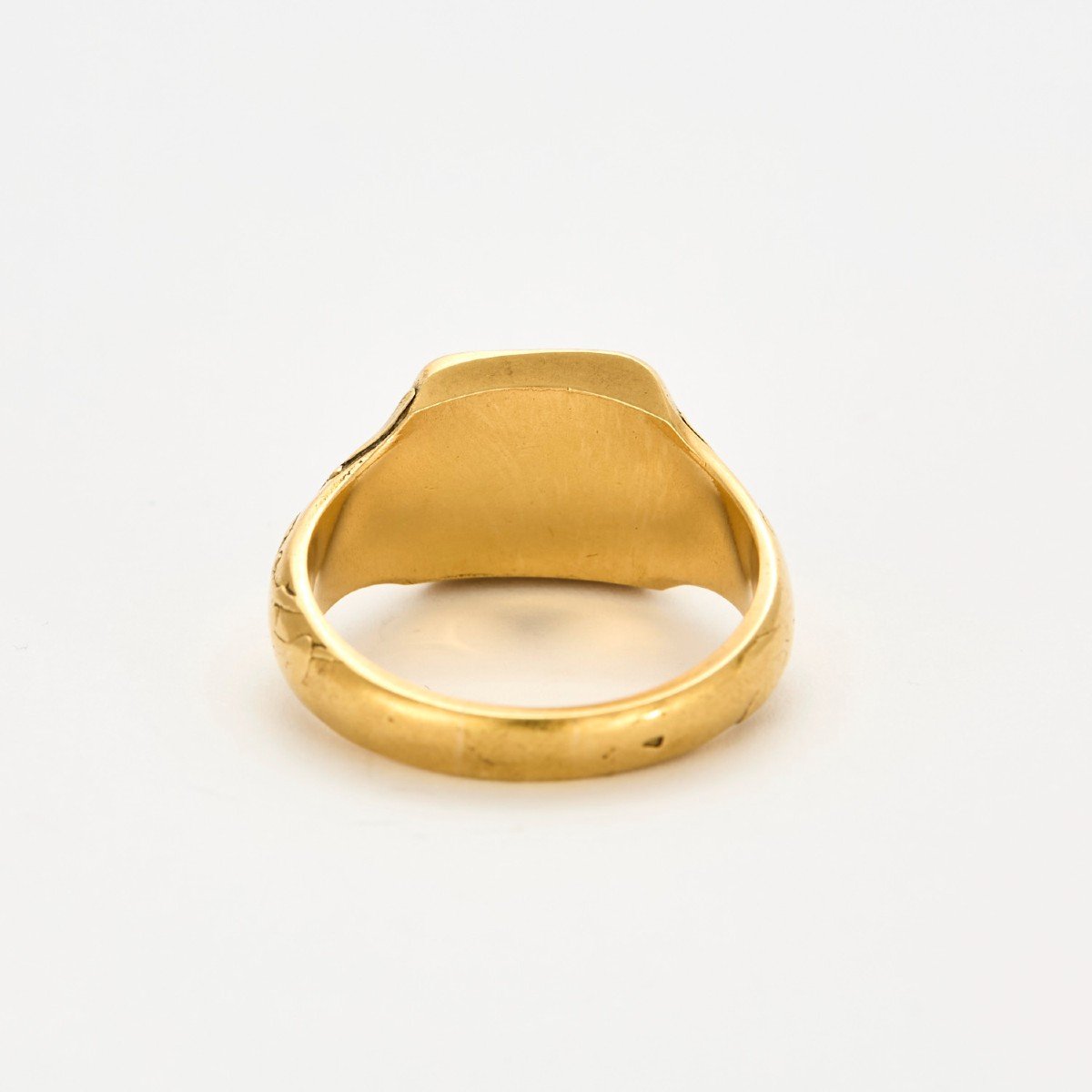 Bague Chevalière Ancienne Or-photo-4