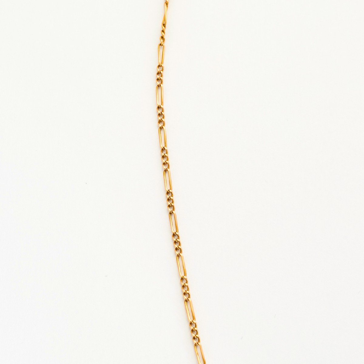 Coral Diamond Rose Gold Negligee Necklace-photo-3