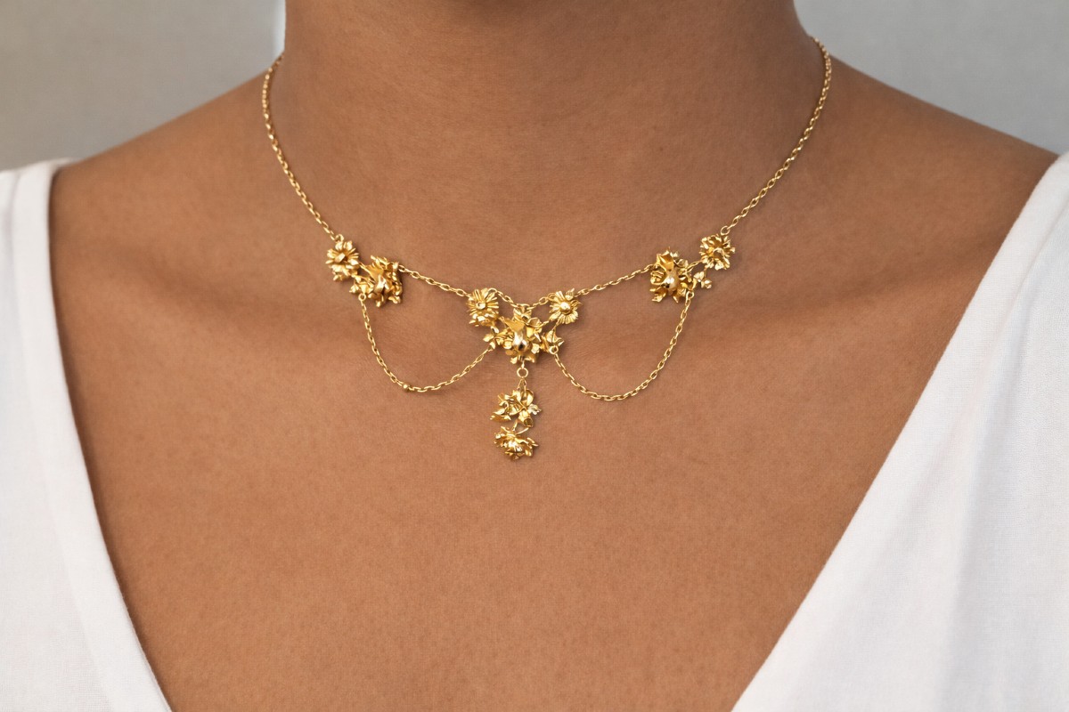 Drapery Necklace -photo-4