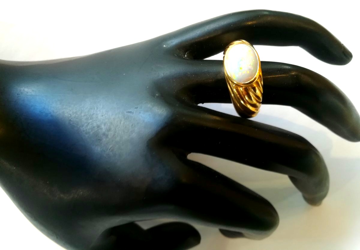 Godron Opal Ring-photo-4