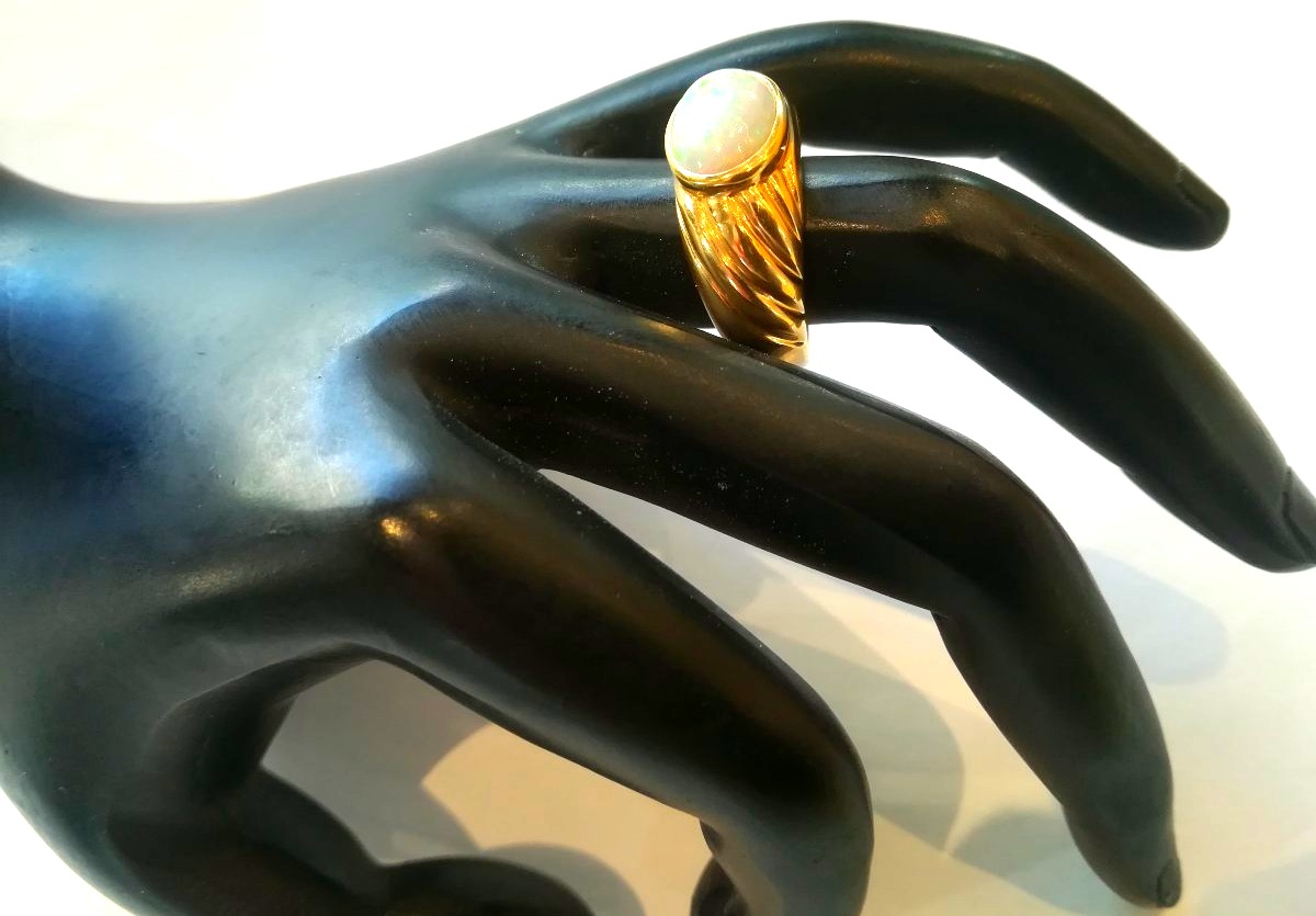 Godron Opal Ring-photo-5