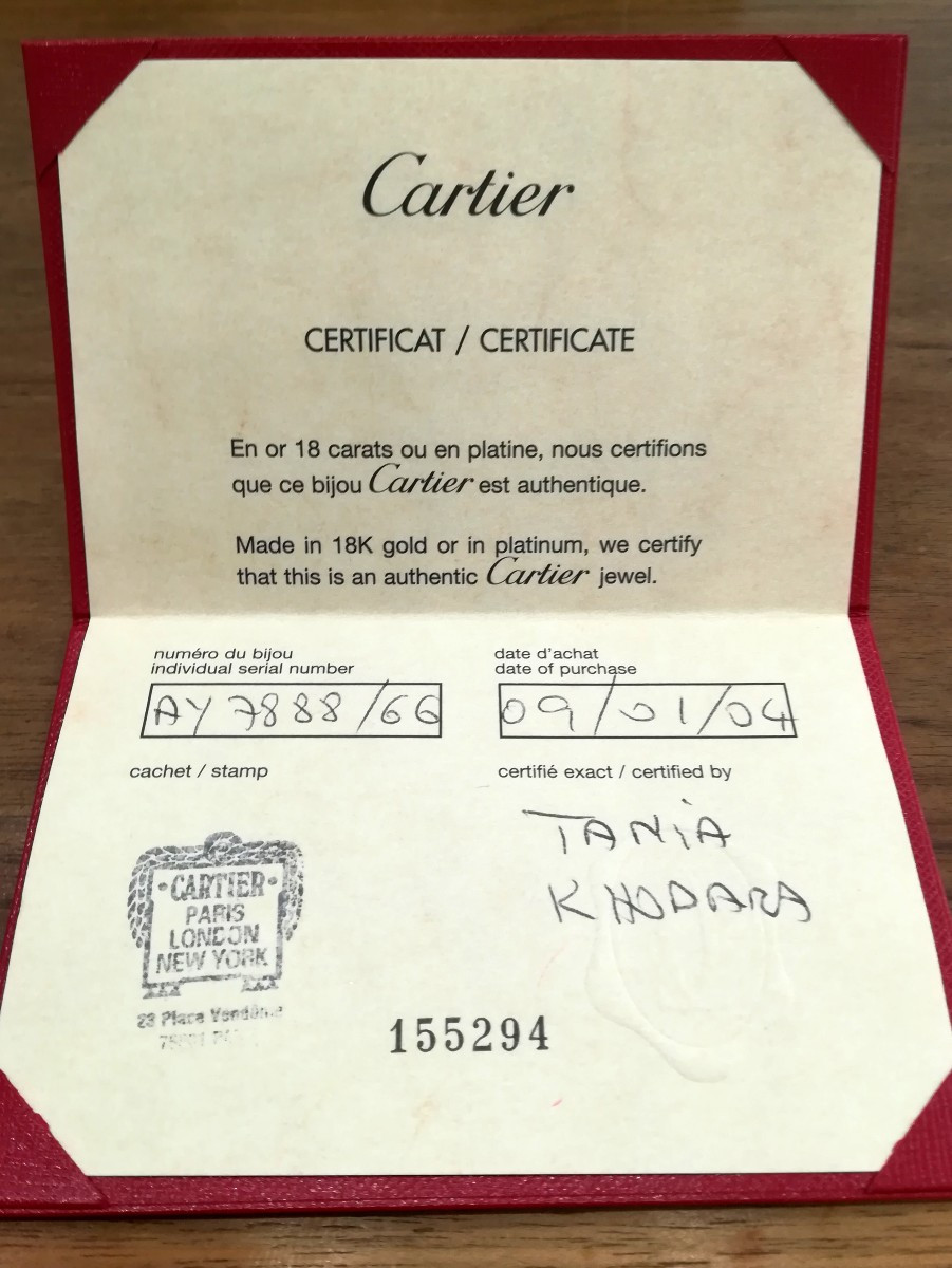 Cartier Alliance "Love Classique" Or Blanc-photo-1