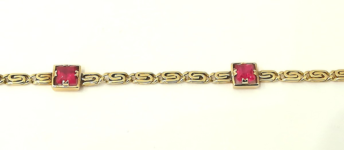Antique Yellow Gold Bracelet-photo-3