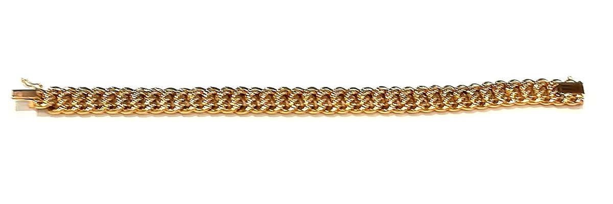 American Mesh Bracelet Yellow Gold -photo-3